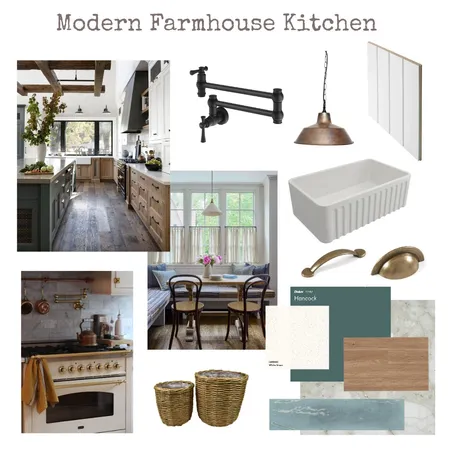 Modern Farmhouse Kitchen Interior Design Mood Board by Beautiful Spaces Interior Design on Style Sourcebook