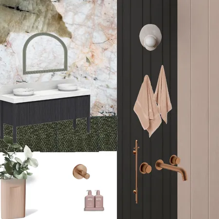 Blush Bathroom Interior Design Mood Board by Interior Blank on Style Sourcebook