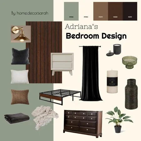 Adtrianias bedroom Interior Design Mood Board by Luxuryy on Style Sourcebook