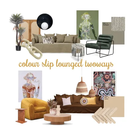 slip lounge two ways Interior Design Mood Board by gracelangleyinteriors@outlook.com on Style Sourcebook