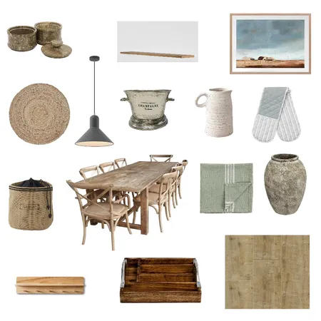 IDI - Farmhouse dining room Interior Design Mood Board by TRAMA on Style Sourcebook