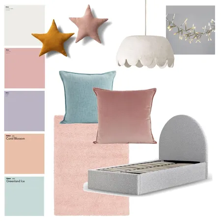 Clara unicorn room Interior Design Mood Board by Alex Willson on Style Sourcebook