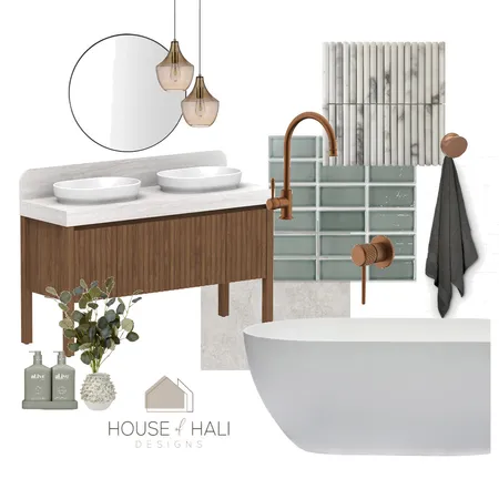 Bathroom Concept Interior Design Mood Board by House of Hali Designs on Style Sourcebook