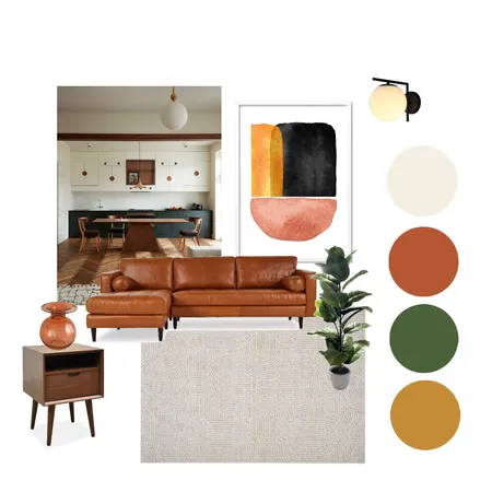 Mid Century Modern 1 Interior Design Mood Board by Walkom on Style Sourcebook