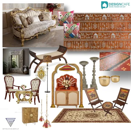 Indian traditional Interior Design Mood Board by kanishka.sdcllp@outlook.com on Style Sourcebook