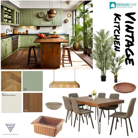 Vintage Kitchen Interior Design Mood Board by harshada on Style Sourcebook