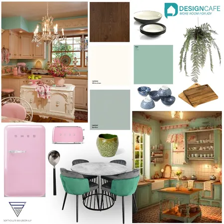 Shabby Chic kitchen Interior Design Mood Board by harshada on Style Sourcebook