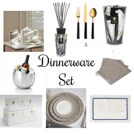 Dinnerware Gift Set Interior Design Mood Board by Uodogwu@yahoo.com on Style Sourcebook