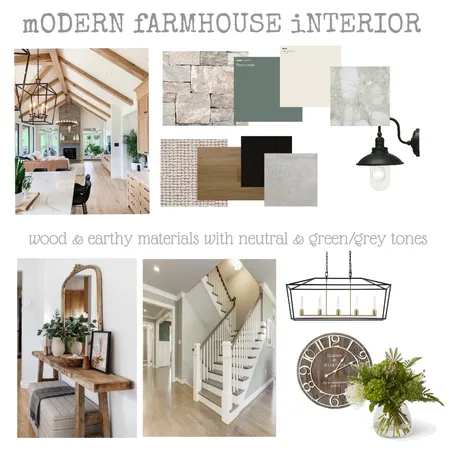 Modern Farmhouse Interior Interior Design Mood Board by Beautiful Spaces Interior Design on Style Sourcebook