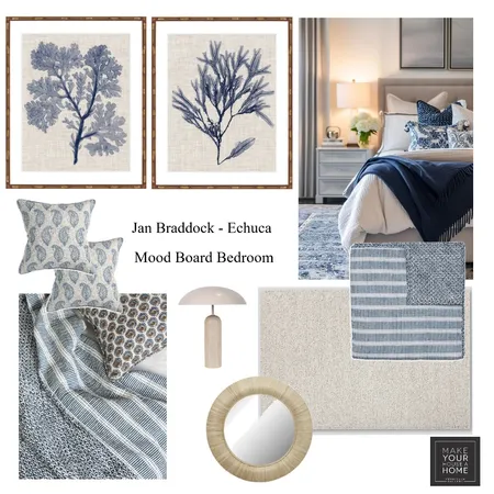 Jan Braddock - Mood Board Bedroom Interior Design Mood Board by MarnieDickson on Style Sourcebook