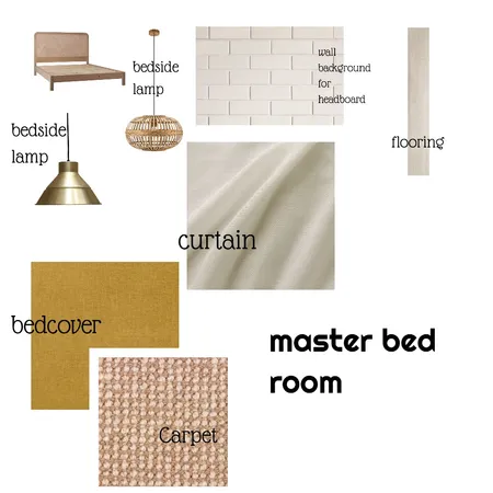 Master Bedroom Interior Design Mood Board by Dewi Rheini AbuHanifah on Style Sourcebook