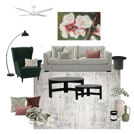 Rose Living Room2 Interior Design Mood Board by Jas and Jac on Style Sourcebook