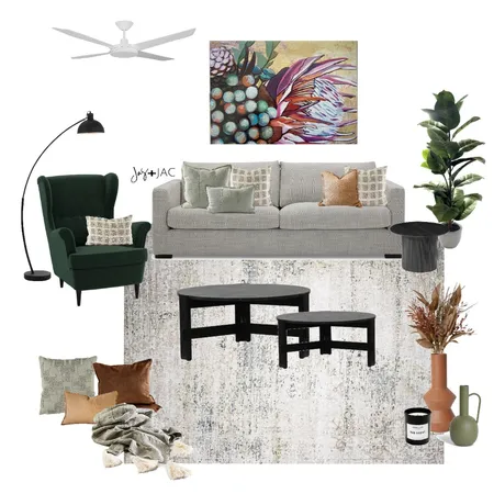 Rose Living Room Interior Design Mood Board by Jas and Jac on Style Sourcebook