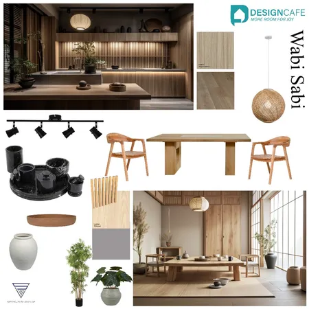 Wabi Sabi Kitchen Interior Design Mood Board by harshada on Style Sourcebook