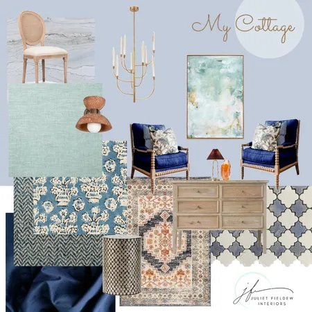 My Cottage - Benedict & Sophie's Hideaway Interior Design Mood Board by Juliet Fieldew Interiors on Style Sourcebook