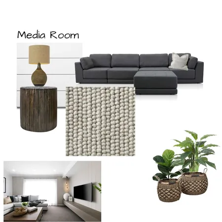 Media Room Interior Design Mood Board by Kylie Carr on Style Sourcebook