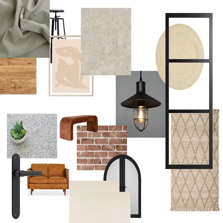 Industrial 2 Interior Design Mood Board by annablack on Style Sourcebook