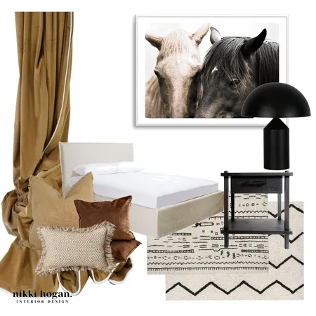 Spare Bedroom Interior Design Mood Board by Nikki Hogan Interior Design on Style Sourcebook