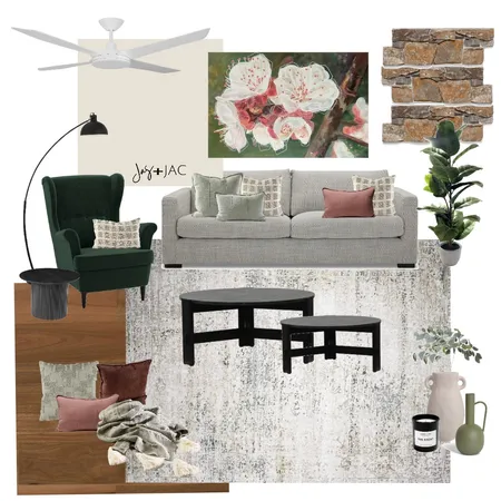 Rose Living Room2 Interior Design Mood Board by Jas and Jac on Style Sourcebook