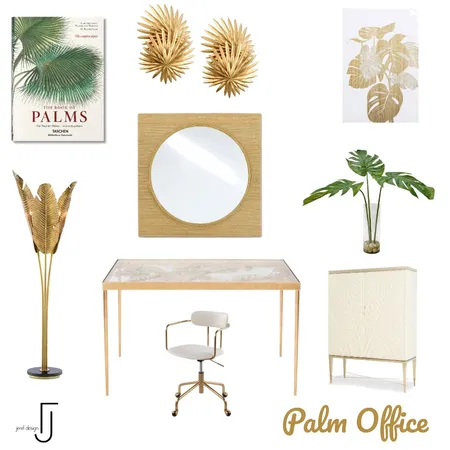 Palm Office Interior Design Mood Board by JenRL Design on Style Sourcebook