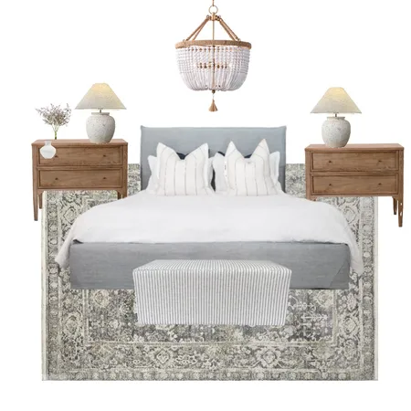 Farmhouse Master Bedroom Interior Design Mood Board by DOWN THE LANE by Tina Harris on Style Sourcebook