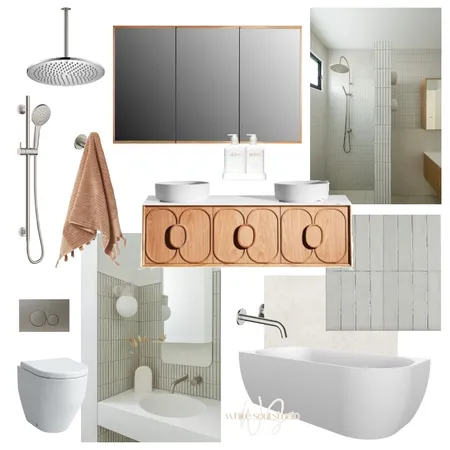 Bathroom Interior Design Mood Board by White Soul Studio on Style Sourcebook