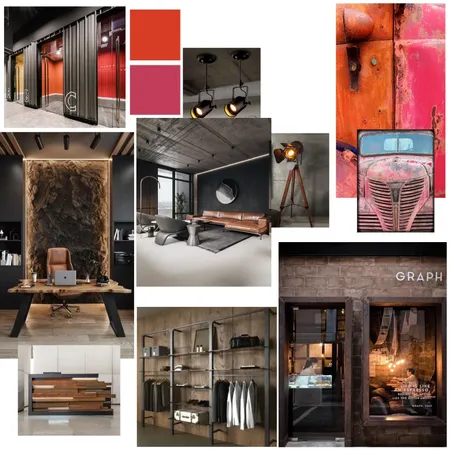 LOCAL INDUSTRIAL Interior Design Mood Board by KRO on Style Sourcebook