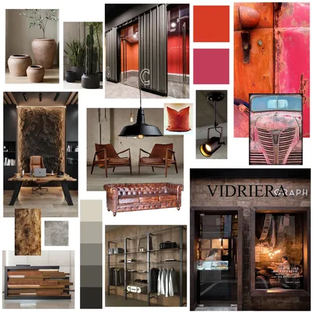 LOCAL INDUSTRIAL Interior Design Mood Board by KRO on Style Sourcebook