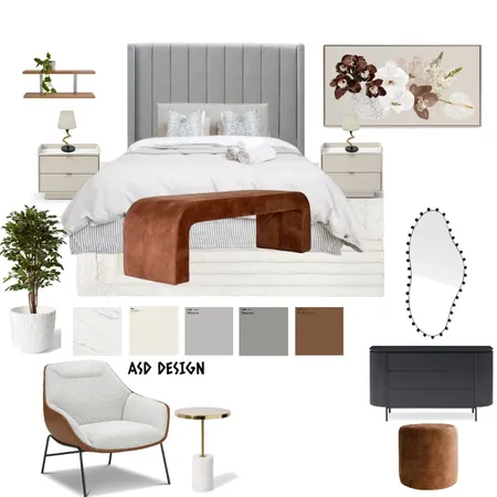 ASD Bedroom Interior Design Mood Board by ASD on Style Sourcebook
