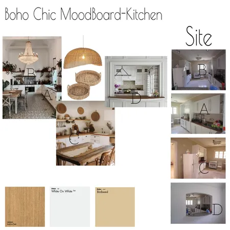 boho chic kitchen Interior Design Mood Board by habibaelwan on Style Sourcebook