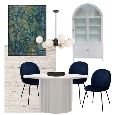 True Blue Interior Design Mood Board by Evoke Interior Decorating on Style Sourcebook