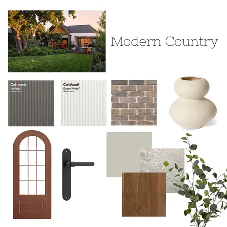 Modern Country Interior Design Mood Board by COLORBOND® steel on Style Sourcebook