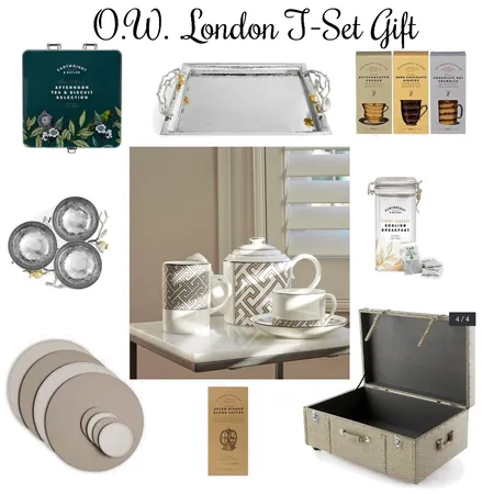 O.W. London Tea Set Interior Design Mood Board by Uodogwu@yahoo.com on Style Sourcebook