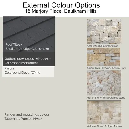 External colour options - Marjory Place Interior Design Mood Board by Kylie Harmer on Style Sourcebook