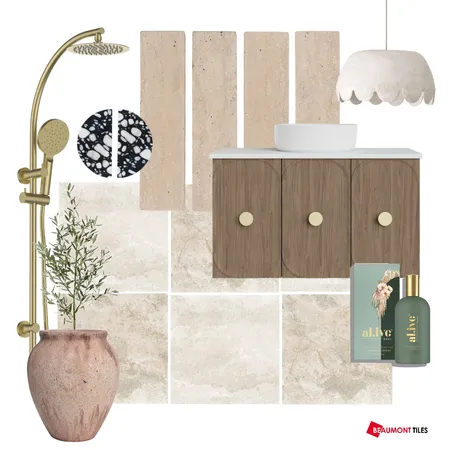 The Block 2024 - Main Ensuite/Week 3 - House 2 Courtney & Grant Interior Design Mood Board by elliezevenboom on Style Sourcebook