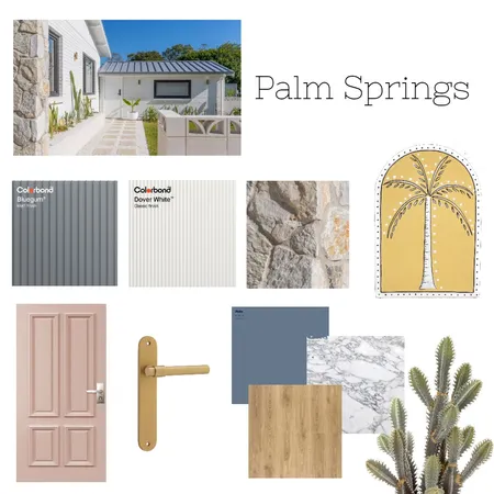 Palm Springs Interior Design Mood Board by COLORBOND® steel on Style Sourcebook