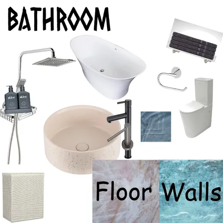 Bathroom Interior Design Mood Board by tessa.reddrop@lindisfarne.nsw.edu.au on Style Sourcebook