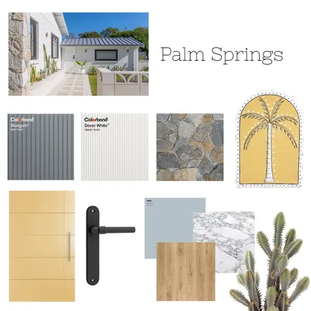 Palm Springs Interior Design Mood Board by COLORBOND® steel on Style Sourcebook