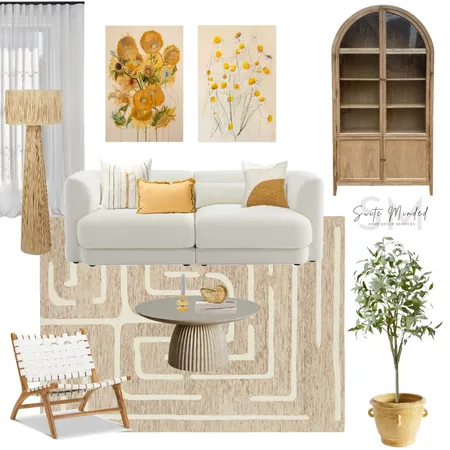 living room with a fresh summer touch Interior Design Mood Board by Suite.Minded on Style Sourcebook