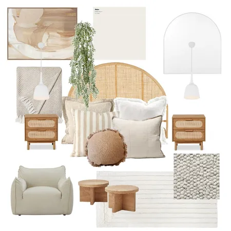 primary soft bedroom Interior Design Mood Board by indi.rebelo on Style Sourcebook