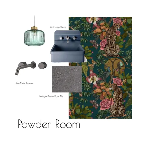 Powder Room Interior Design Mood Board by Boutique Yellow Interior Decoration & Design on Style Sourcebook