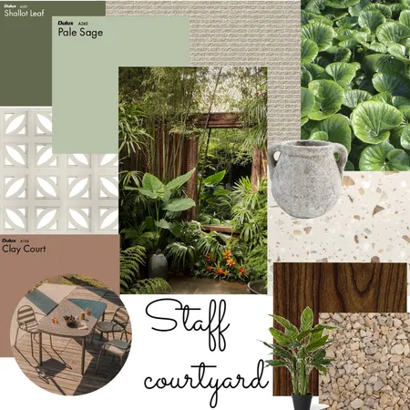 staff courtyard. Interior Design Mood Board by kirrask99 on Style Sourcebook