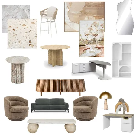 Workspace & Sample Area board Interior Design Mood Board by CW Curations on Style Sourcebook