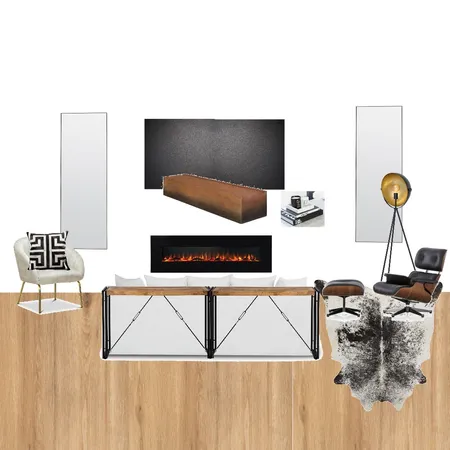 Living Area Fireplace Side Interior Design Mood Board by L7 on Style Sourcebook