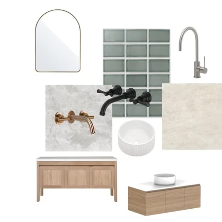 Guest bathroom mood board Interior Design Mood Board by stephaniejayperez@icloud.com on Style Sourcebook