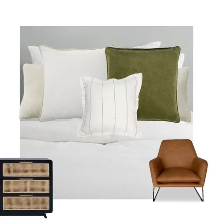 Black and green bed Interior Design Mood Board by Mel on Style Sourcebook