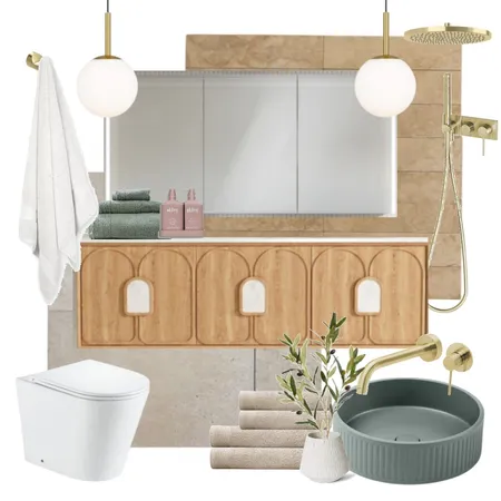 The Block Week 3 - Courtney and Grant's Main Ensuite Interior Design Mood Board by The Blue Space on Style Sourcebook