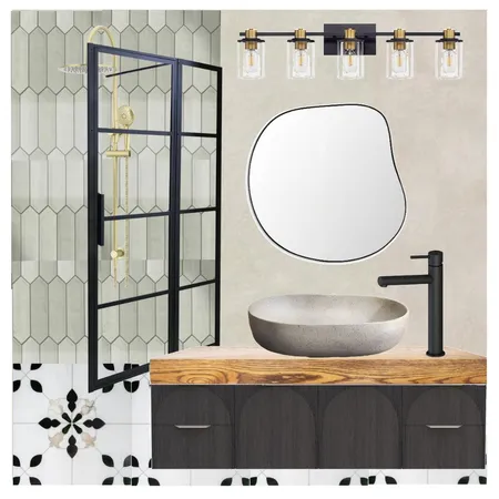 Mid Century Modern Bathroom Interior Design Mood Board by Brianne.marie.gisele on Style Sourcebook