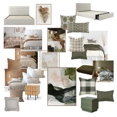 Galston- guest spare bedroom Interior Design Mood Board by Azul Home on Style Sourcebook