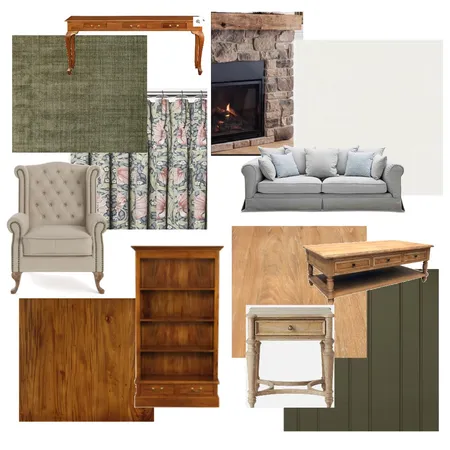 English cottage living room Interior Design Mood Board by sara on Style Sourcebook